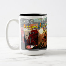 Vorpal Comic Book Mug: Three Covers Mug