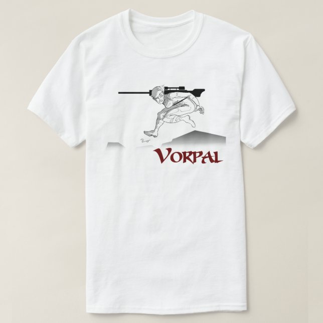 Vorpal Comic Book TShirt: Design by D. Bethel T-Shirt (Design Front)
