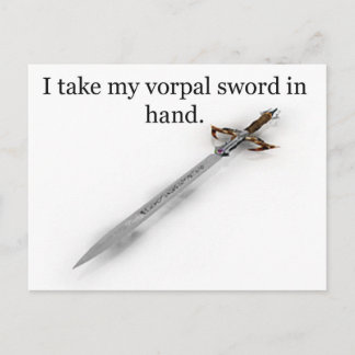 Vorpal Postcard