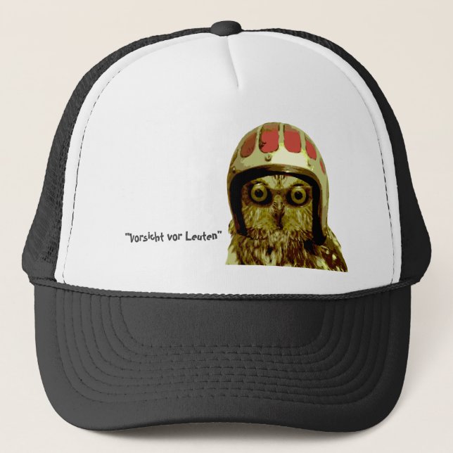 Vorsicht vor Leuten Trucker Hat (Front)