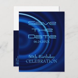 Vortex 50th Birthday Save the Date - Postcard