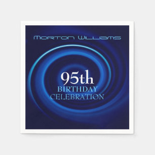 Vortex 95th Birthday Celebration Paper Napkins