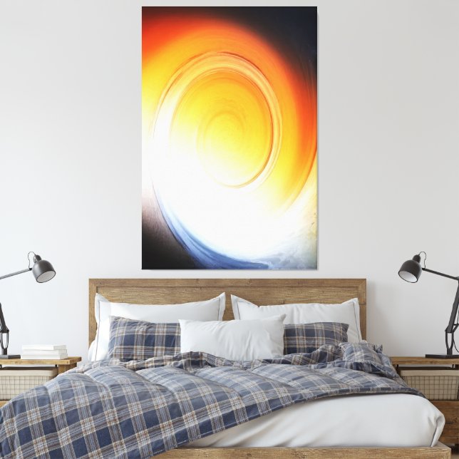 Vortex Canvas Print (Insitu(Bedroom))