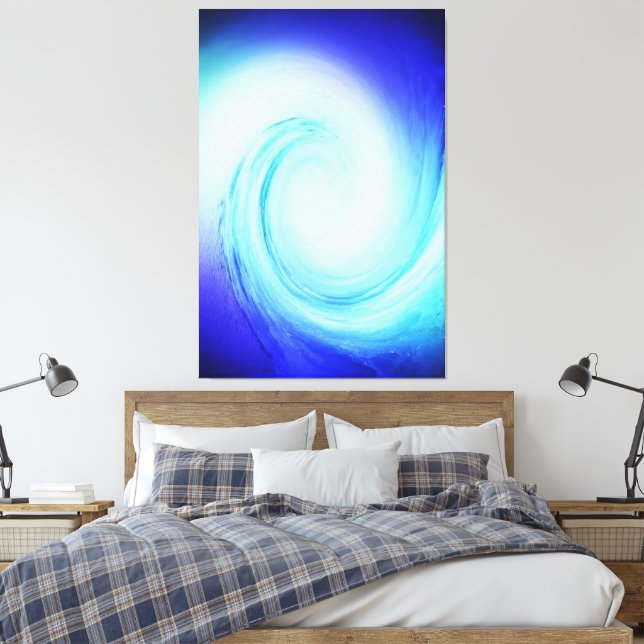Vortex Canvas Print (Insitu(Bedroom))