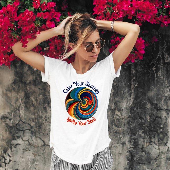 Vortex - Colour Your Journey T-Shirt (Creator Uploaded)