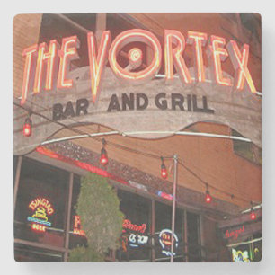 Vortex, Midtown, Atlanta Marble Stone Coaster. Stone Coaster