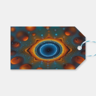 Vortex of Colours: Abstract Dance of Oil and Water Gift Tags