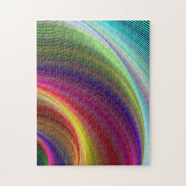 Vortex of colours jigsaw puzzle (Vertical)