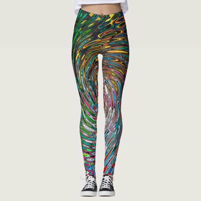 Vortex of Colours Leggings (Front)