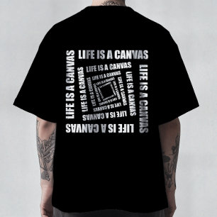 Vortex of Creativity - Life is a Canvas Minimalist T-Shirt