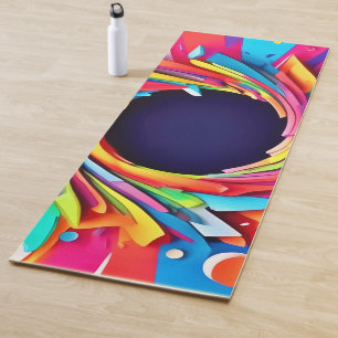 Vortex of Vitality Art Yoga Mat