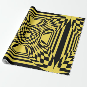vortex ripple arabesque wrapping paper