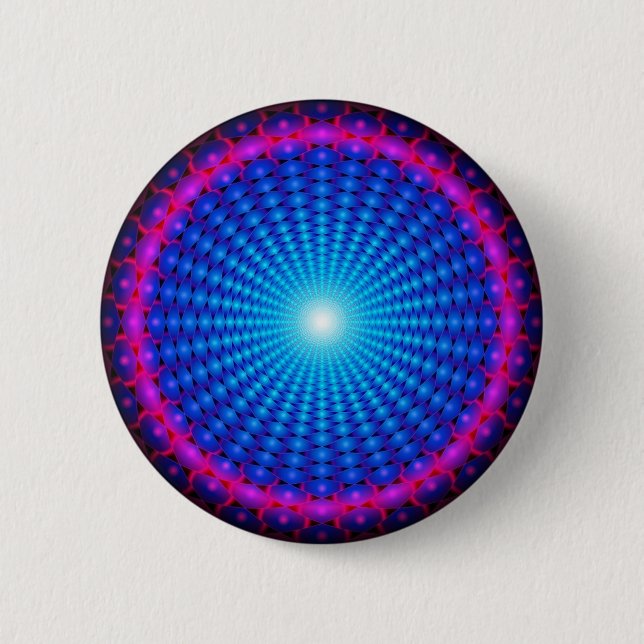 Vortex Spiral 6 Cm Round Badge (Front)