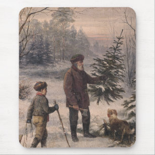 Vorweihnacht F Kruger German Christmas Mouse Mat