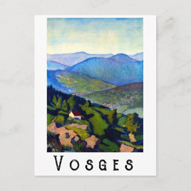 Vosges Mountains, France Postcard (Front)
