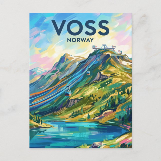 Voss Resort Norway Postcard (Front)