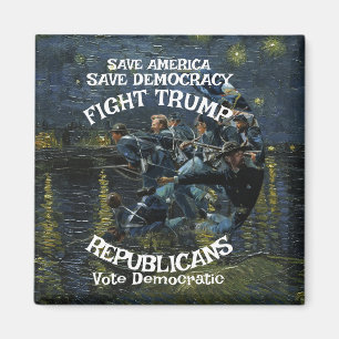 Vot Political Patriotic Trump Republican Party Magnet