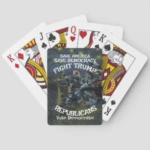 Vot Political Patriotic Trump Republican Party Playing Cards