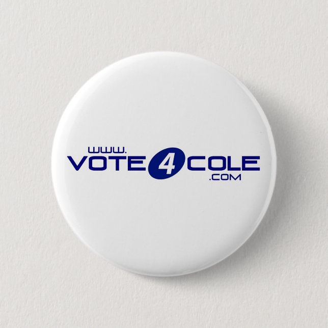 Vote4Cole Button (Front)