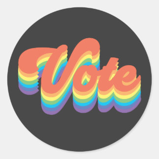 Vote 2024 classic round sticker