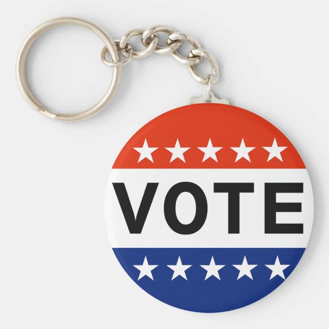 Vote 2024 Presidential Election Key Ring (Front)