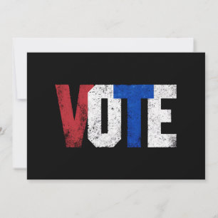 Vote 2024 USA Election Voting Right Vintage Invitation