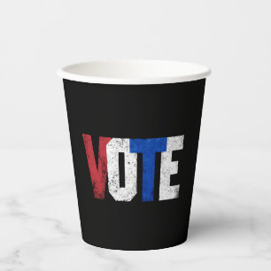 Vote 2024 USA Election Voting Right Vintage Paper Cups