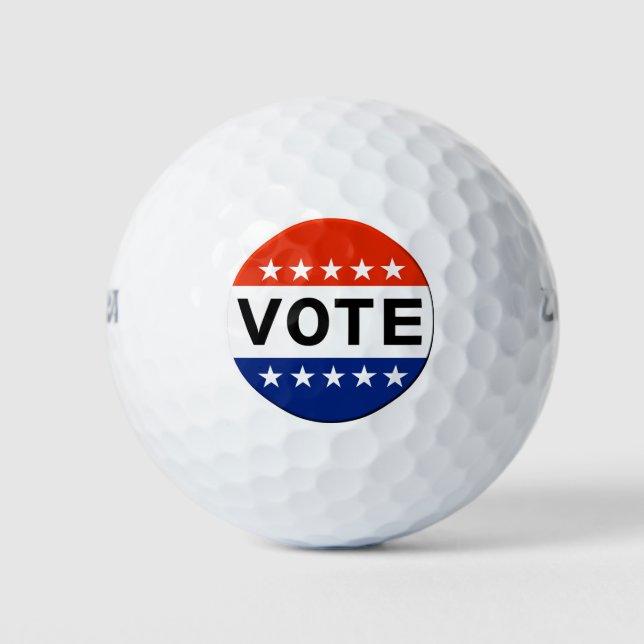 Vote 2026 Midterm Election Golf Balls (Front)