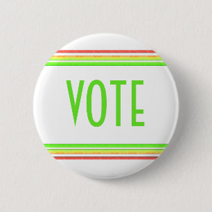 Vote 6 Cm Round Badge
