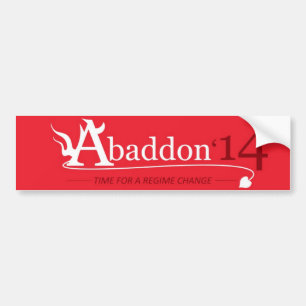 Vote Abaddon Bumper Sticker