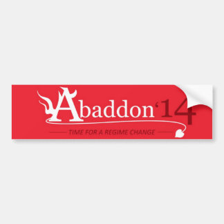 Vote Abaddon Bumper Sticker