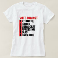 Vote Against Greg Abbott Texas Democrat Acrostic