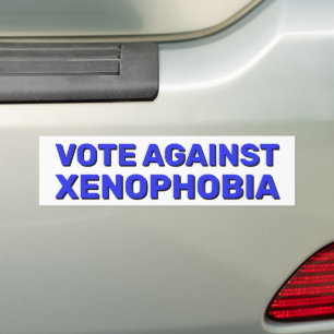 Vote Against Xenophobia™ Bumper Sticker