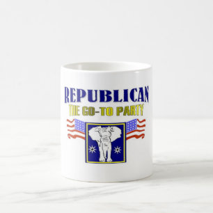 Vote and join the Republican party Coffee Mug