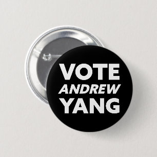 Vote Andrew Yang New York City Mayor Black 6 Cm Round Badge