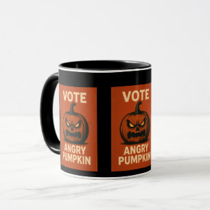 Vote Angry Pumpkin Coffee Mug