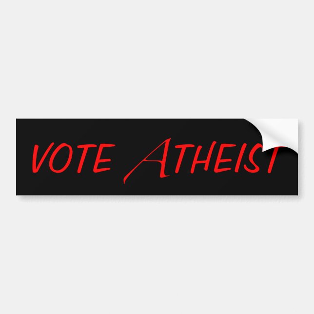 Vote Atheist Bumper Sticker (Front)