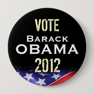 Vote Barack OBAMA 2012 Campaign Button