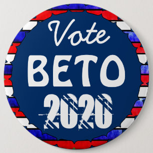 Vote Beto O'Rourke for President 2020 US Election 6 Cm Round Badge
