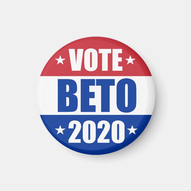 Vote Beto O'rourke for USA President 2020 Election Magnet (Front)