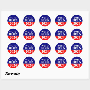 Vote Biden 2024 Democratic Party Classic Round Sticker