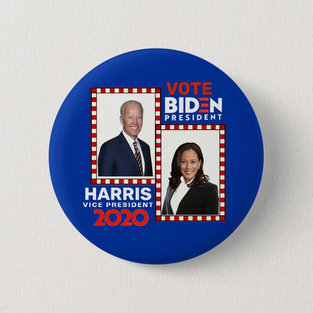 Vote Biden / Harris 2020 6 Cm Round Badge (Front)