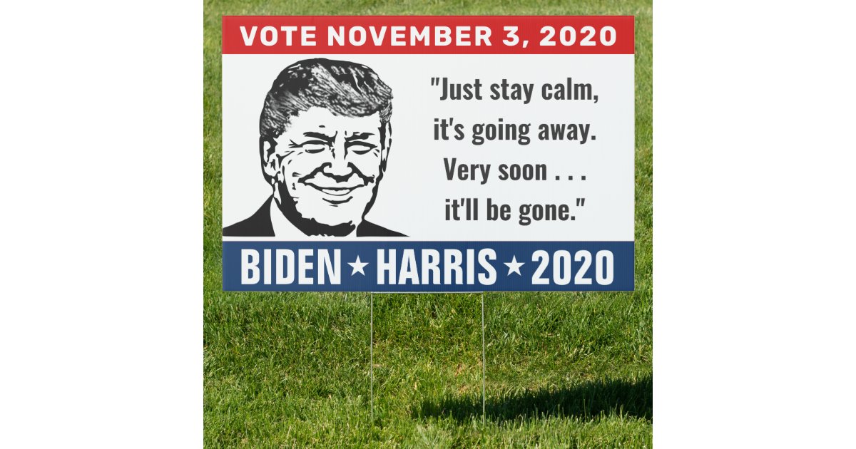 Vote Biden Harris 2020 Presidential Election Garden Sign ...