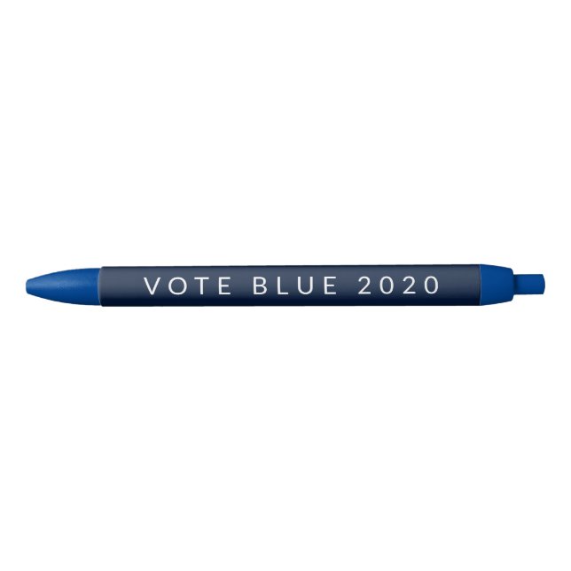 Vote Blue 2020 Democratic Party Promotional Simple Ink Pen (Front)