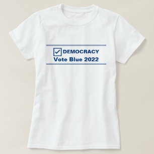 Vote Blue 2024 Election Democracy T-Shirt