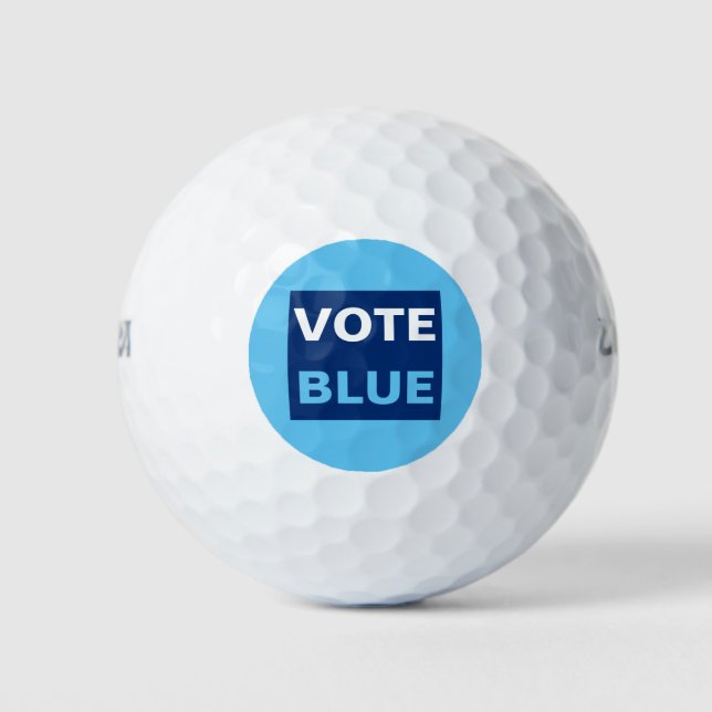 Vote Blue Democrats 2024 Election Golf Balls (Front)