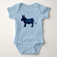 VOTE Blue Donkey Election Day USA Voting Patriotic