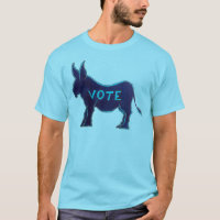 VOTE Blue Donkey November Election Day Democratic