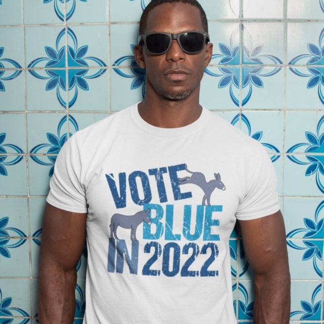 Vote Blue in 2022 Cute Democratic Party T-Shirt (Creator Uploaded)