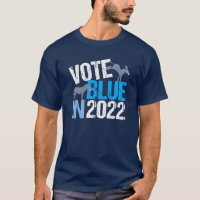 Vote Blue in 2022 Democrat Donkey Midterm Election